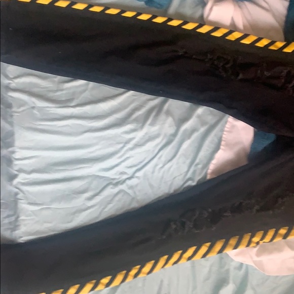 Nice caution sign jeans comfortable - Picture 2 of 5